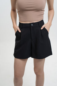 Pleat Front Tailored Shorts