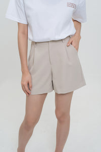 Pleat Front Tailored Shorts
